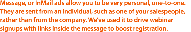 Message ad description